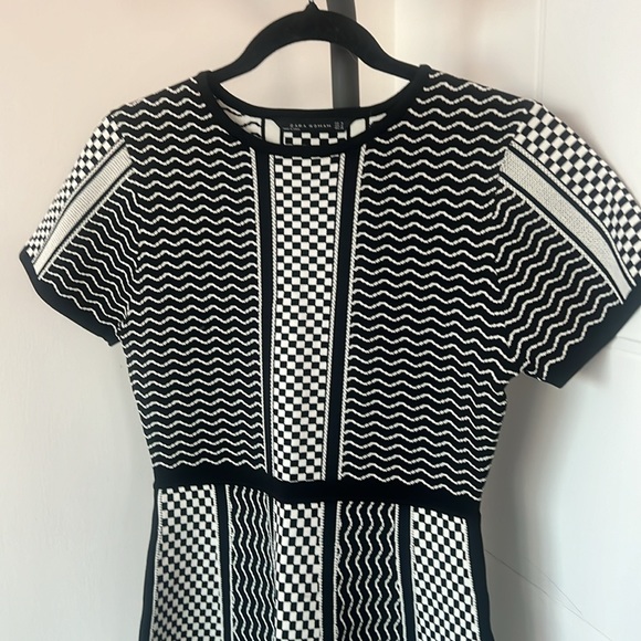 Zara dress black white M - Picture 2 of 3